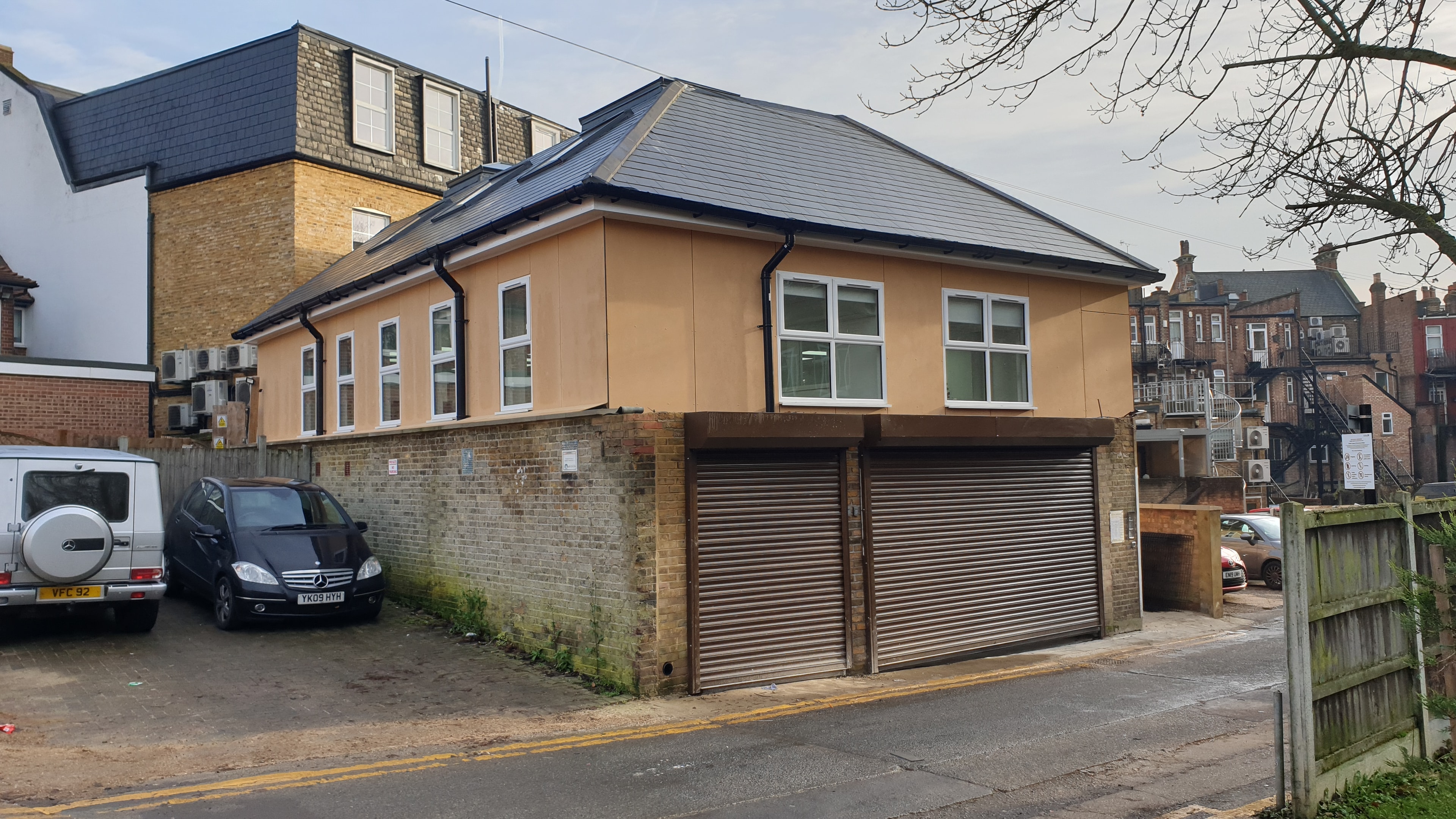 New build residential construction site