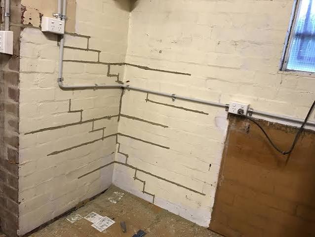 Helifix crack stitching — Colchester